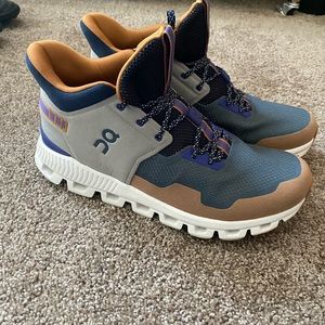 On high rise men’s shoe